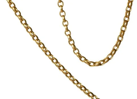 Fragment of a chain Stock Photos
