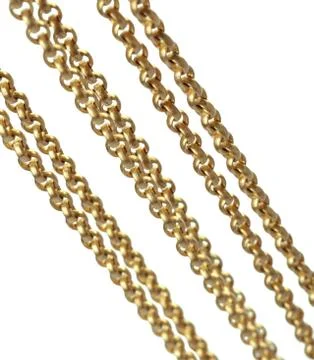 Fragment of a chain Stock Photos