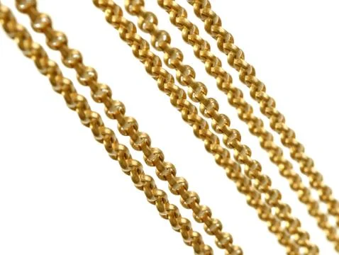 Fragment of a chain Stock Photos