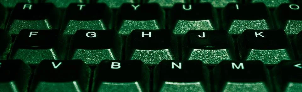 Fragment of a computer keyboard 스톡 사진