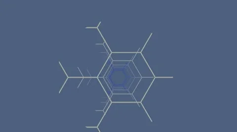 Fragment constructions (hexagon) Stock Footage 8847462