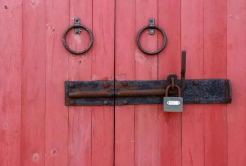 Fragment of the gate Stock Photos