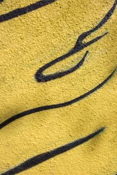 Fragment of a graffiti. Stock Photos