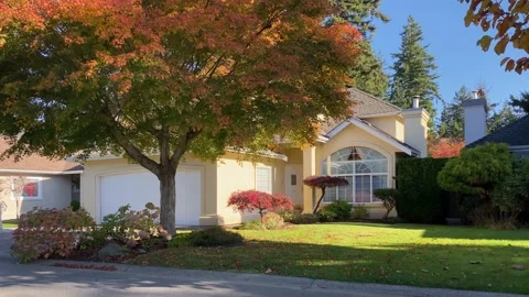 Fragment of a house Stock Footage 143123444
