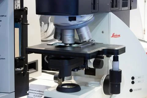 Fragment of Laser Diffraction Particle Size Analyzer Stock Photos