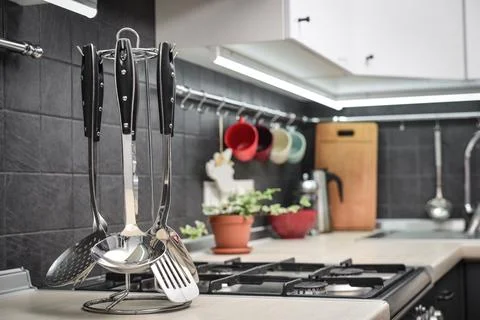 A fragment of the modern style kitchen 写真素材
