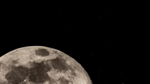 Fragment of the moon pattern for copy space design. Stock Footage 151520067