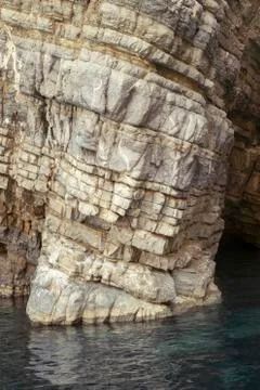 Fragment of the mountain Stock Photos