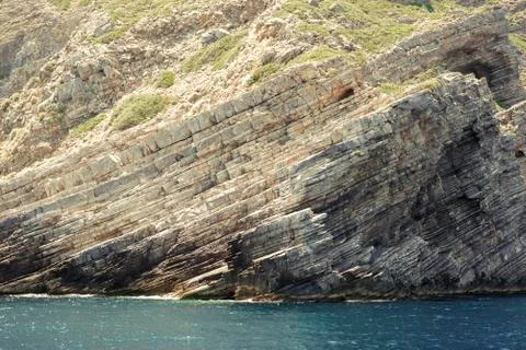 Fragment of the mountain Stock Photos