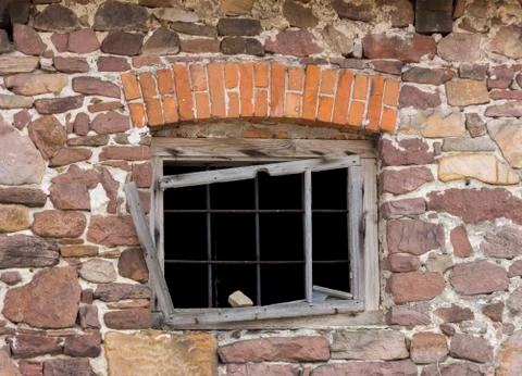 Fragment of old barn Foto stock