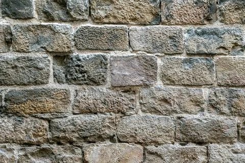 Fragment of an old wall. Stock Photos