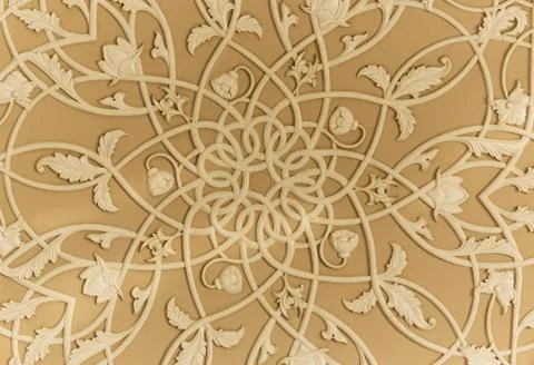 Fragment pattern interior, sheikh zayed mosque, abu dhabi, uae Stock Photos