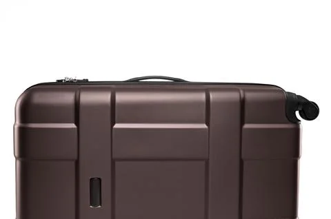 Fragment of plastic valise Stock Photos