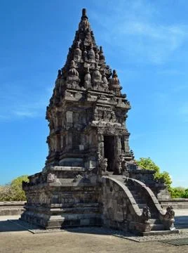 Fragment of prambanan temple, java, indonesia Stock-Fotos