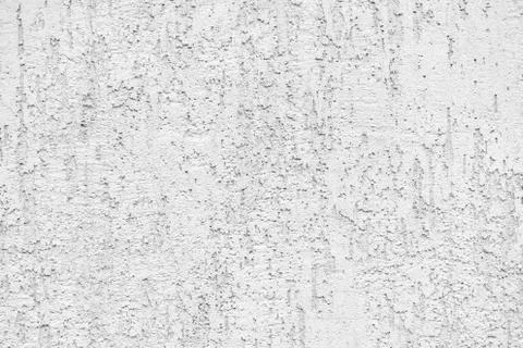 Fragment of rough plaster on the wall for background Stock Photos