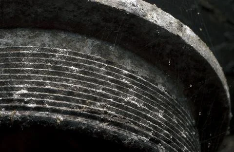 FRAGMENT of rusty lantern Foto stock