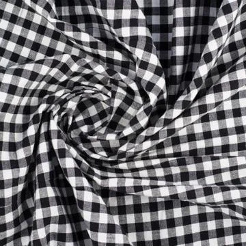 Fragment of a squared cloth Stock Photos