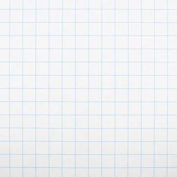 Fragment of a squared piece of paper Stock Photos