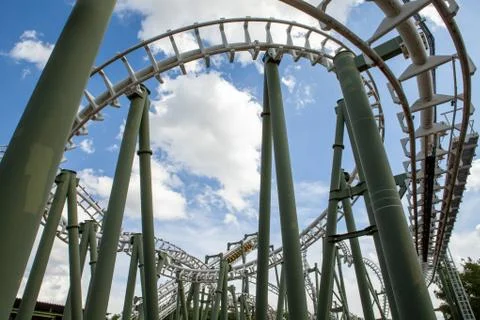 Fragment of structures of an attraction Stock Photos