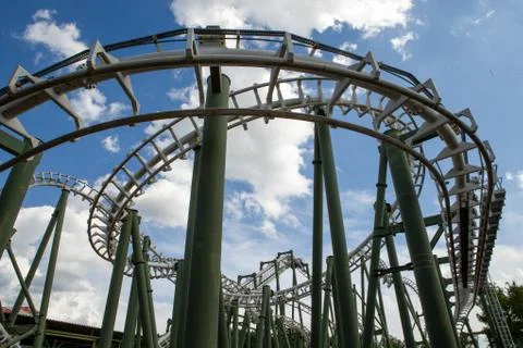 Fragment of structures of an attraction Foto stock