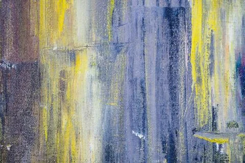 Fragment of a surface with random strokes of bright paint Stock Photos
