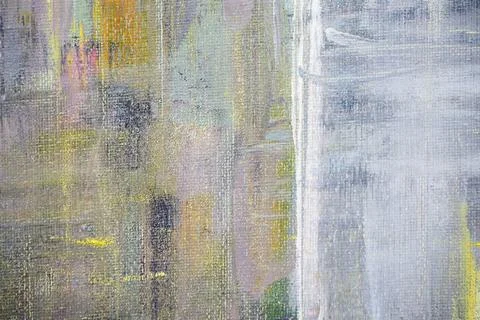 Fragment of a surface with random strokes of bright paint Stock Photos