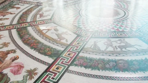 The fragment of the texture mosaic Stock Footage 154654703