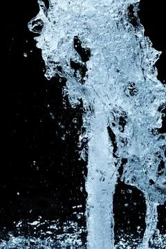 Fragment of waterfall Stock Photos