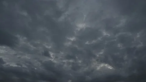 Fragmentary clouds float on the sky. Stock Footage 142760266