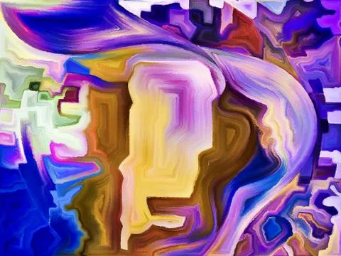 Fragmentation Background Illustrazione stock