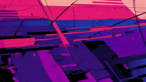 Fragmented control grid for high-tech visual packs Stock Footage 309538169