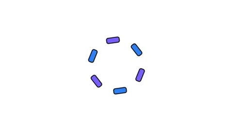Fragmented Segment Loader Vídeo Stock 344624295