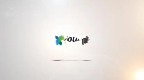 Fragments Clean Logo Reveal 스톡 After Effects