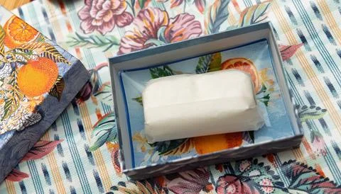 Fragonard Soap Box Opened View Foto stock