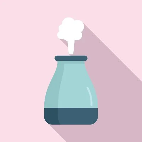 Fragrance diffuser icon, flat style Stock Illustration