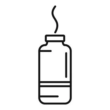 Fragrance diffuser icon, outline style Stock Illustration