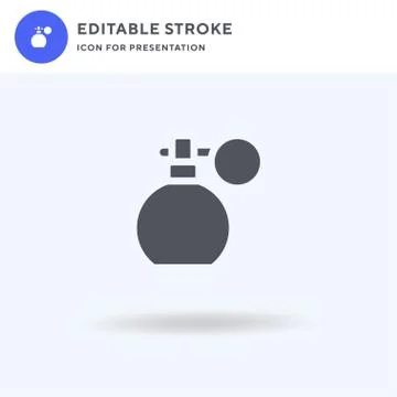 Fragrance icon vector, filled flat sign, solid pictogram isolated on white, logo Stock Illustration