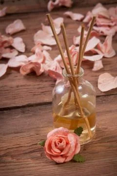 Fragrance sticks or Scent diffuser Stock Photos