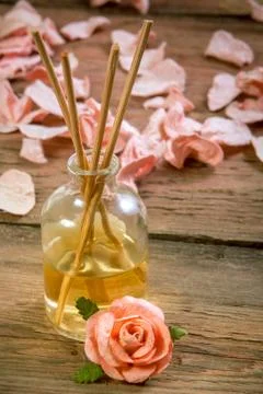 Fragrance sticks or Scent diffuser Stock Photos