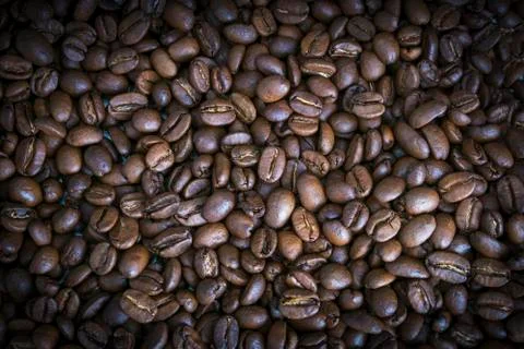 Fragrant coffee beans Foto stock