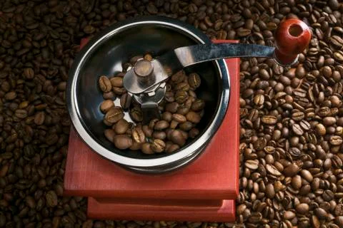 Fragrant coffee beans Stock Photos