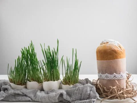 Fragrant cupcake. Preparing for Easter Stock Photos
