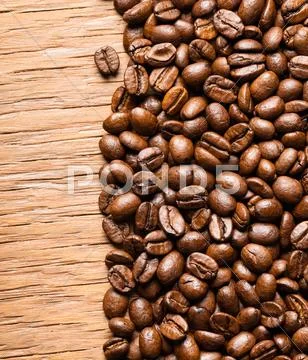 Fragrant Fried Coffee Beans