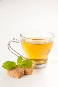 Fragrant mint teaA Stock Photos