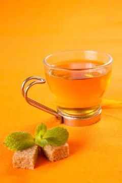 Fragrant mint teaA Foto stock
