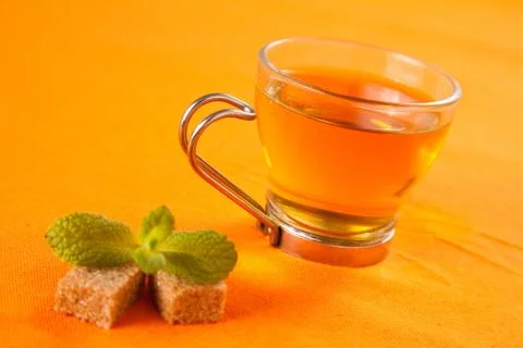 Fragrant mint teaA Stock Photos