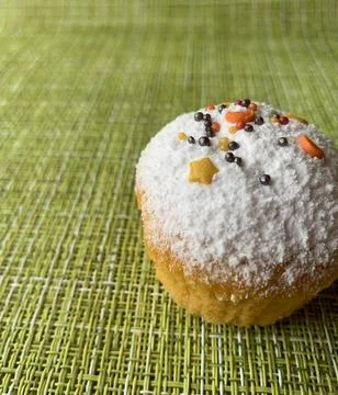 Fragrant orange muffin Stock Photos