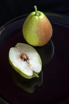 Fragrant pears fruit Stock Photos
