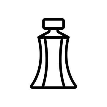 Fragrant perfume icon vector. Isolated contour symbol illustration Stock-Illustration