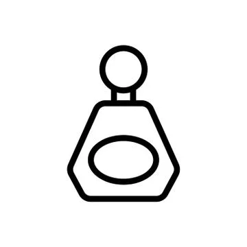 Fragrant perfume icon vector. Isolated contour symbol illustration Stock-Illustration